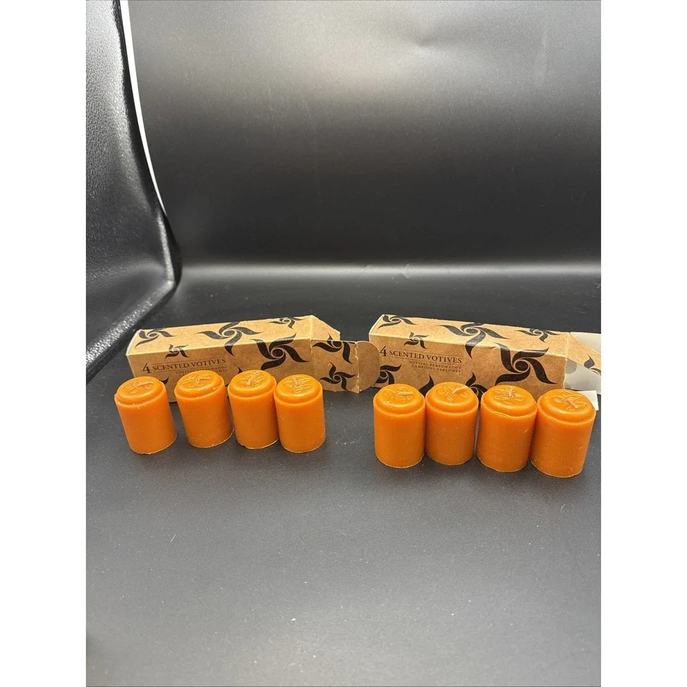 Gold Canyon Pumpkin Pie 8 Votives, New.‎ Box Damage